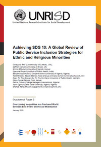 Achieving SDG 10: A Global Review of Public Service Inclusion Strategies for Ethnic and Religious Minorities